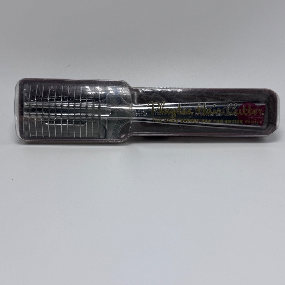 Vintage Playtex Hair Cutter Home Barber For The Entire family Original Container